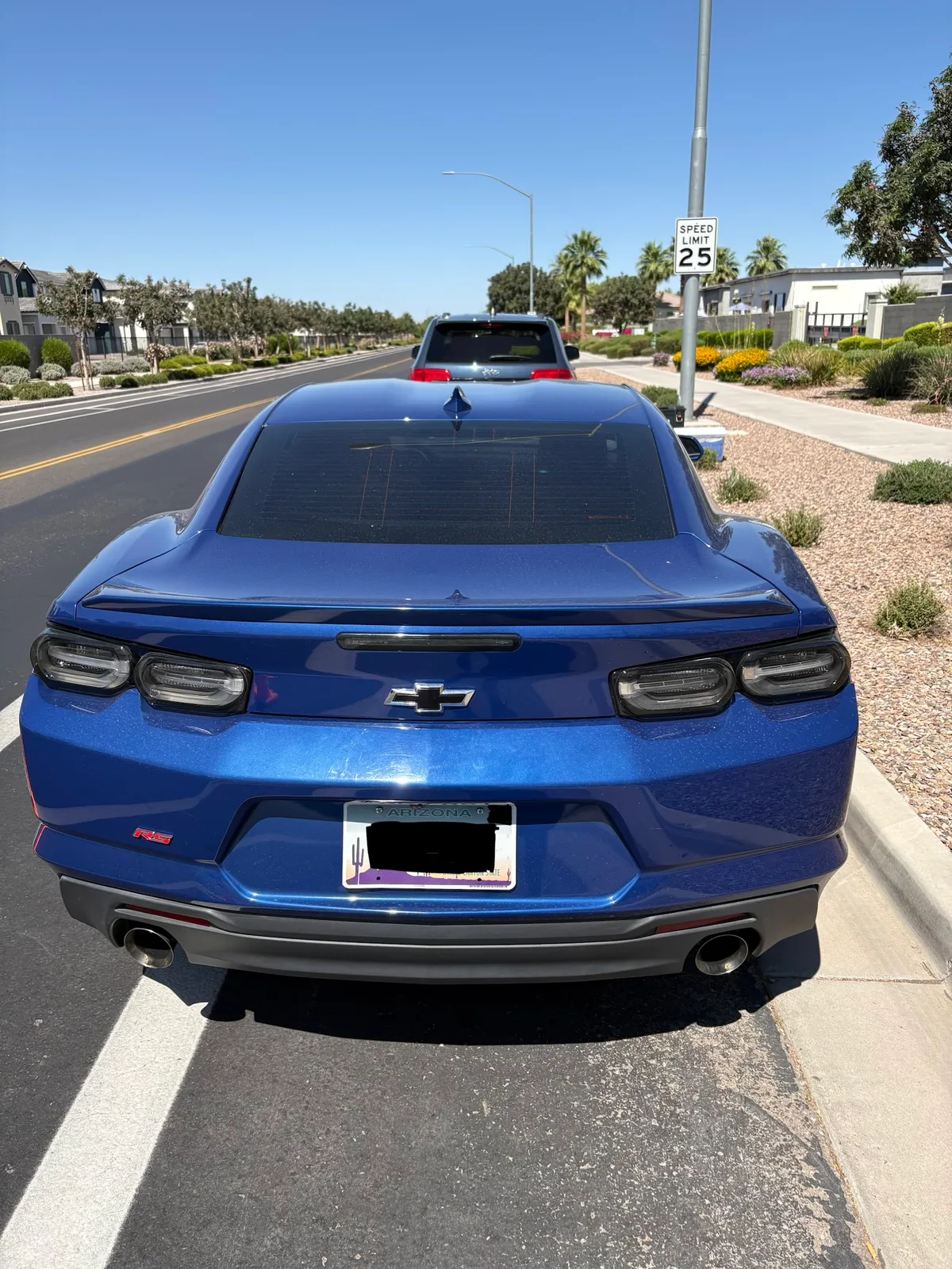 Blue Camaro Before